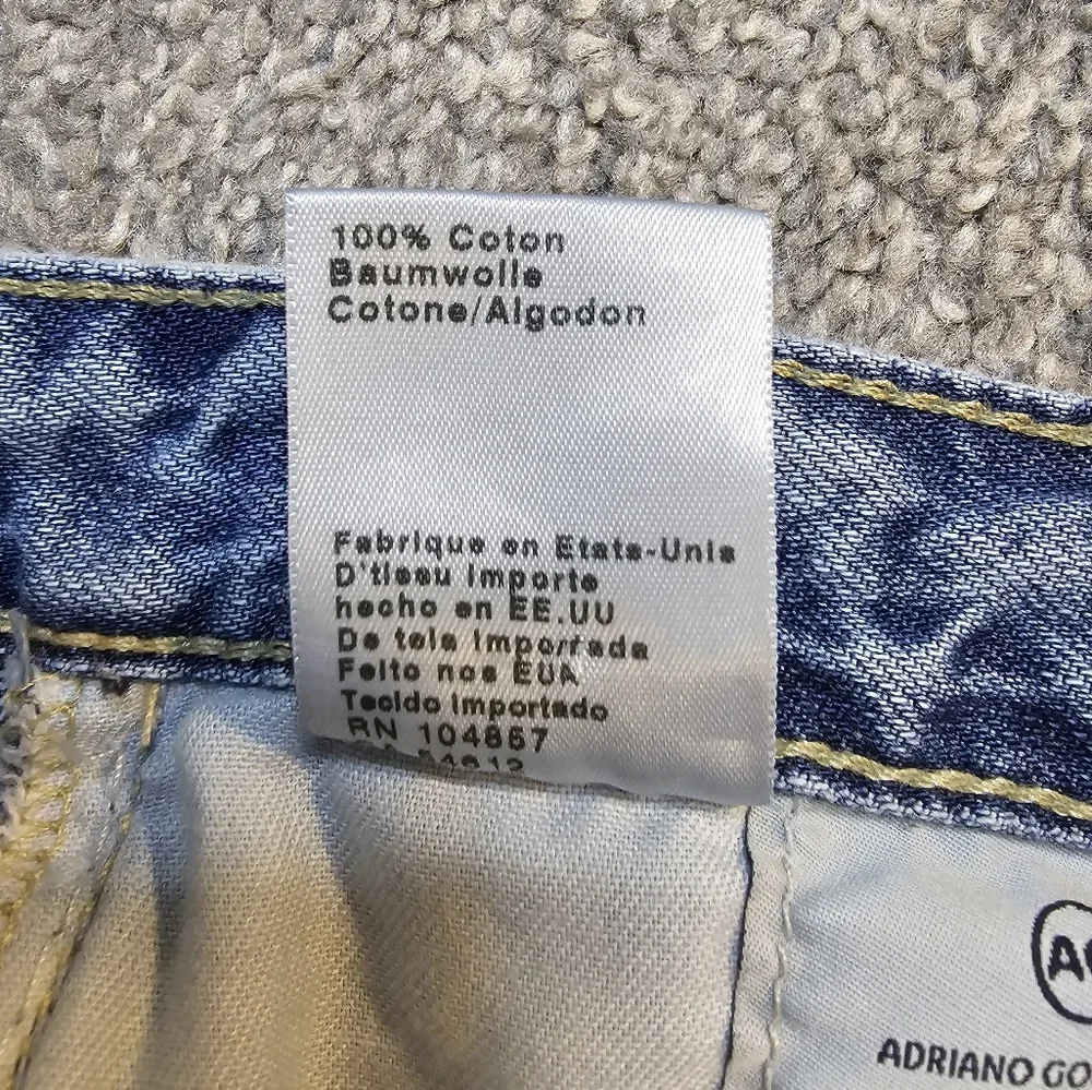Ag Adriano Goldschmied The Phoebe Vintage High Waisted Tapered Leg Size 28R - Picture 8 of 10